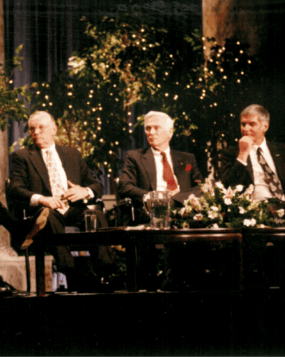 Neil Armstrong, Eugene Cernan & Dick Rutan with David Hartman